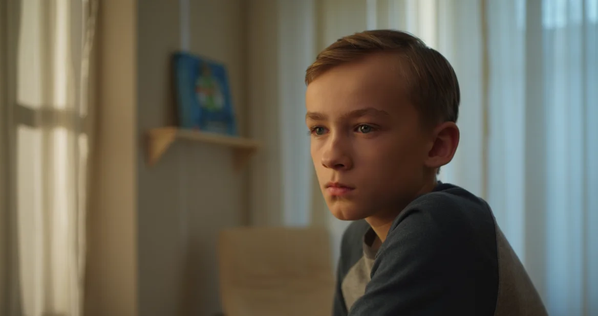 Мальчик смотрит вдаль